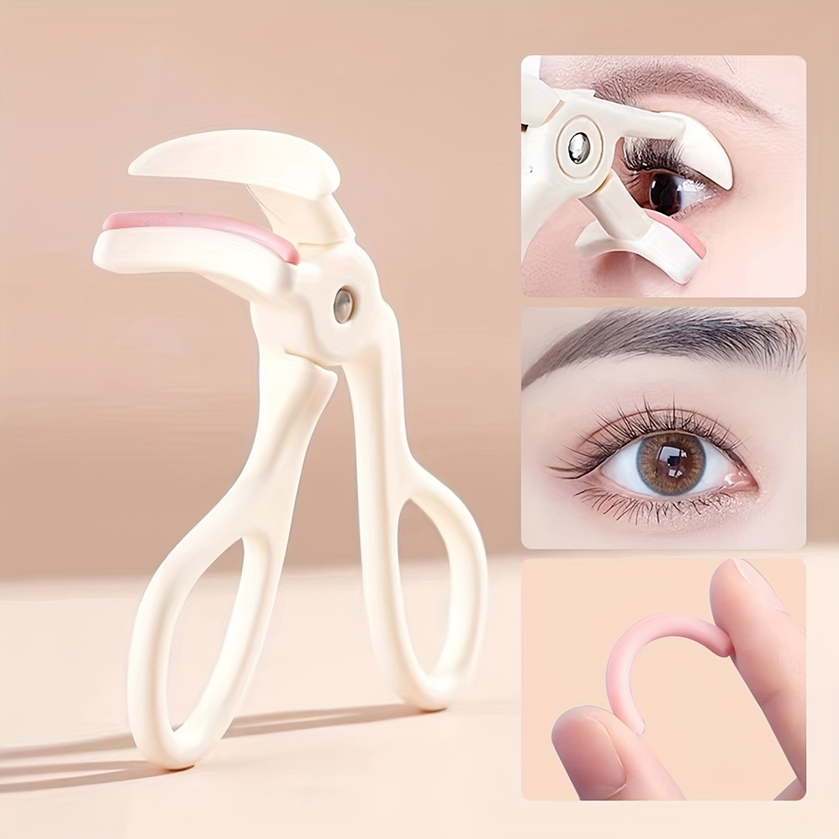 

1pc Eyelash Curler, Portable Partial Eyelash Curler, Long-lasting Natural Shaping, Wide-angle Partial Eyelash Curler