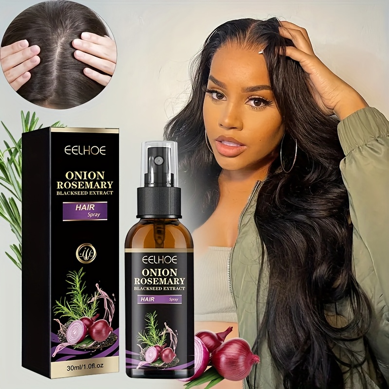 TEMU Unisex Biotin Hair Oil With Rosemary & Onion - Natural Moisturizing For Dry, Damaged, Frizzy Hair - 3.38oz Hydrating Formula For Smooth, Silky Hair - Suitable For Normal Hair Types