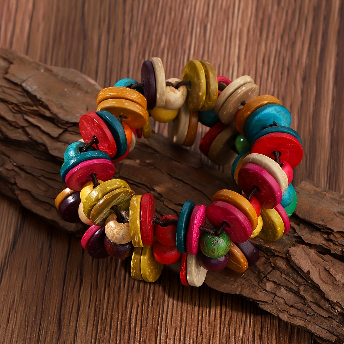E-shop Neues Hainan Kokosnussmuschel Armband, vielseitig und einfach, für Tanz, Böhmischer Exotischer Charme Armband verfügbar