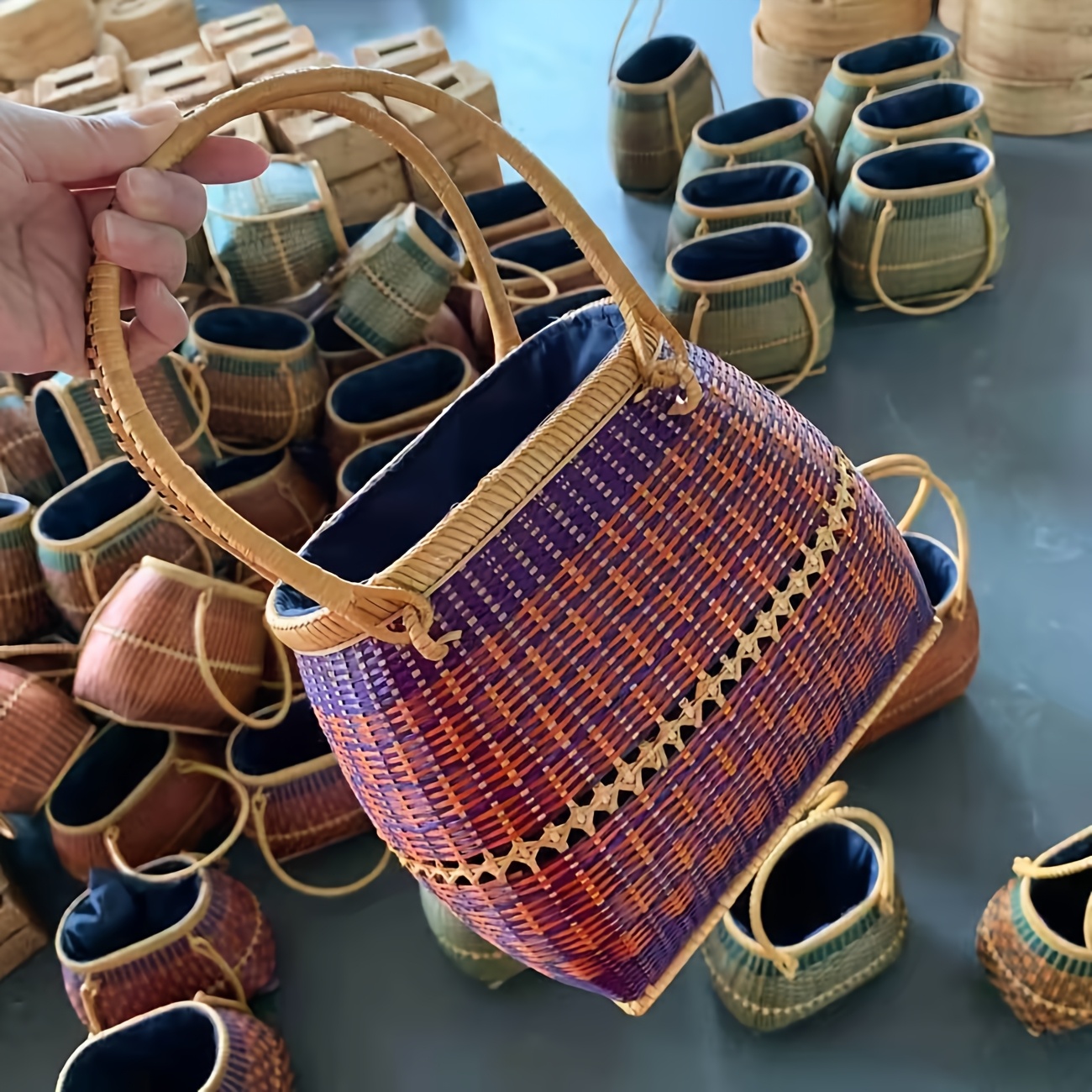 Rattan Handbag
