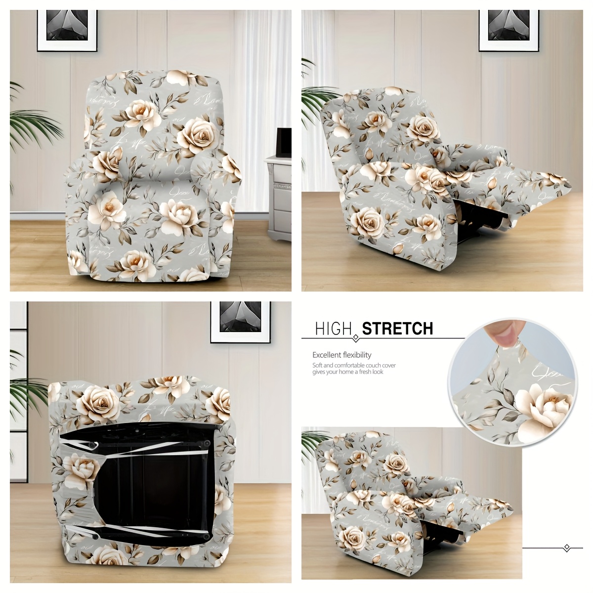 Slip Cover Indoor Chaise Lounge Fitted Covers Stretch Lounge Chair