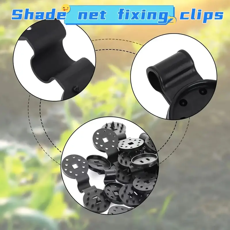 30 50 100pcs Shade Net Fixing Clips Curtain Fixing Clips Removable