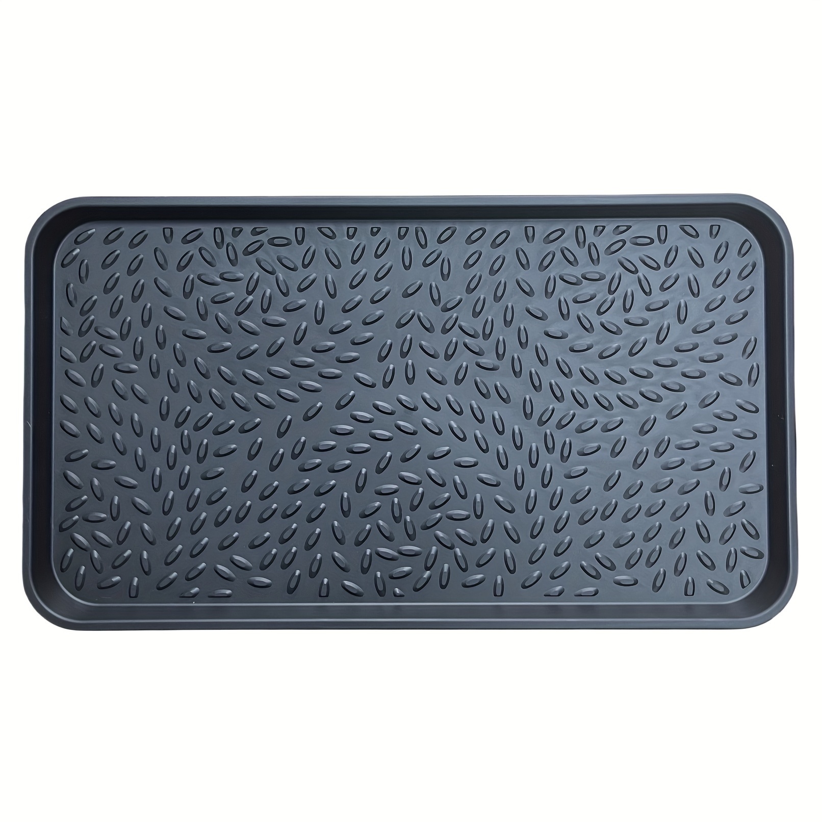 

Large Boot Tray - Entryway Plastic Tray, & Stylish, Non-slip Surface, Easy To Clean - Ideal For Boots, Planters, Pet Bowls