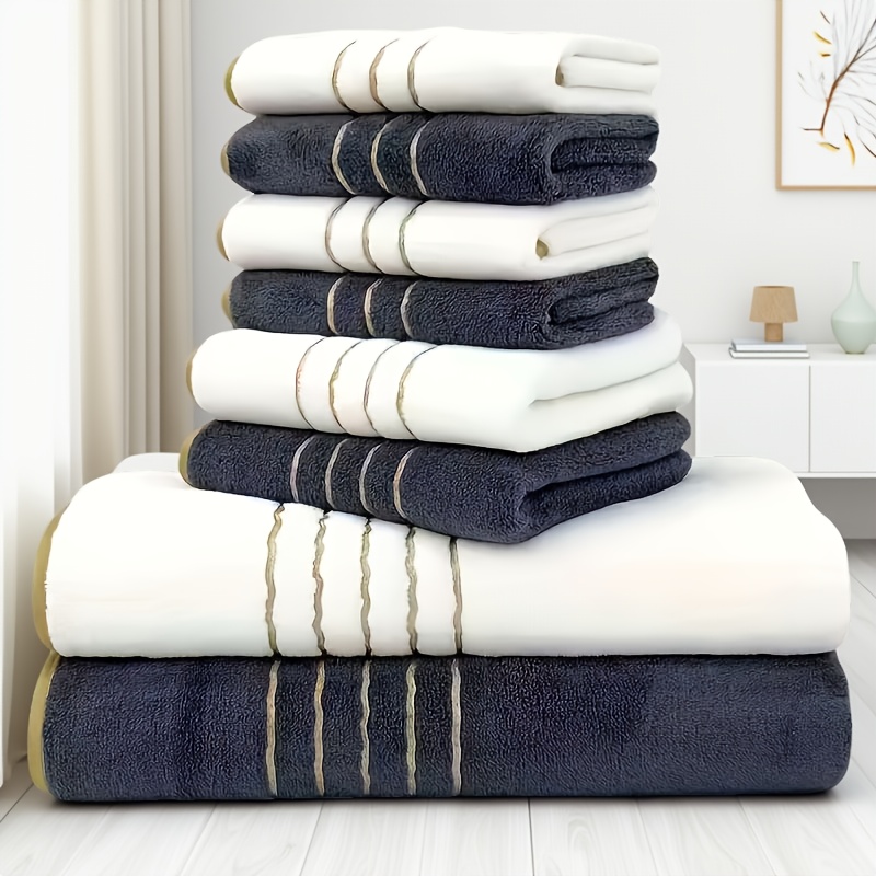 TEMU Ensemble de dorés de luxe : Absorbant, doux, lavable à et en machine pour un usage domestique