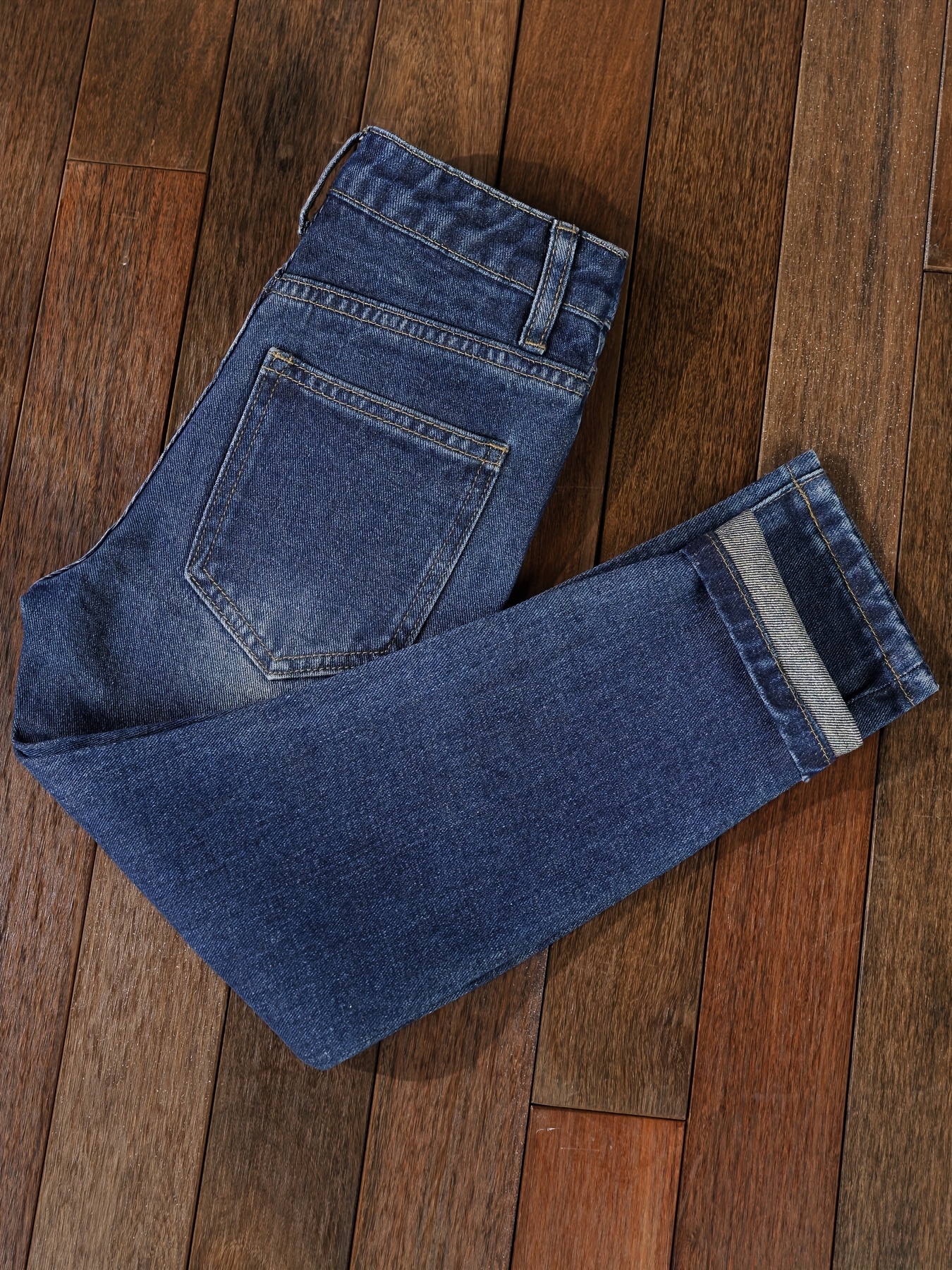 Boys' Fashion Ripped Jeans, 88% Cotton 12% Polyester Straight Leg Denim  Pants, Button Fly, Non-Stretch, Solid Color, Comfortable Long