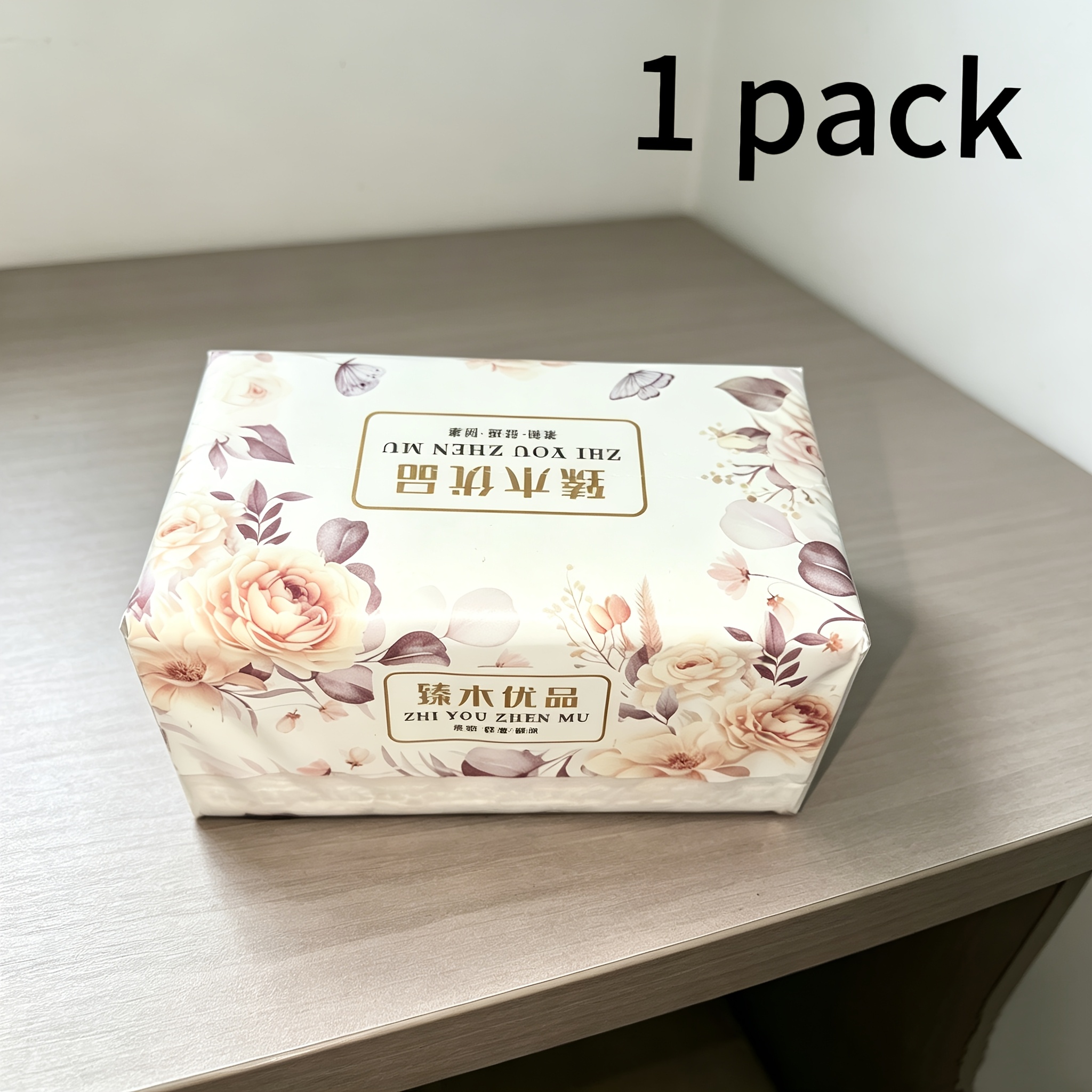 1 Pack Of 500 Sheets Of 4-ply Facial Tissues, Unscented Thick Absorbent Paper Towels, Suitable For Home, Office, Bathroom, Kitchen, Car, Travel, And Daily Use