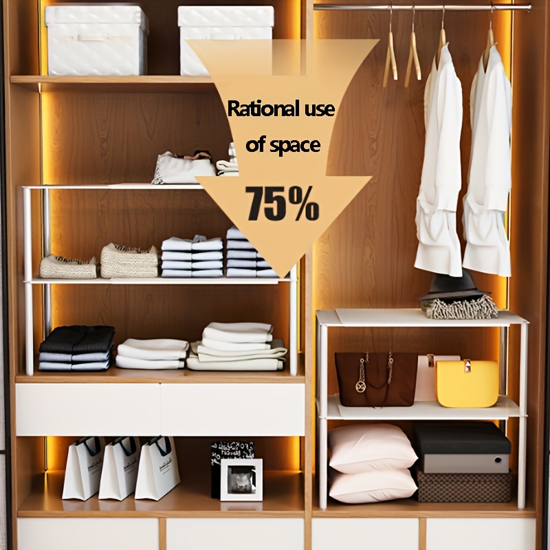 

-install Steel Closet Organizer -out And Dividers - For Organization