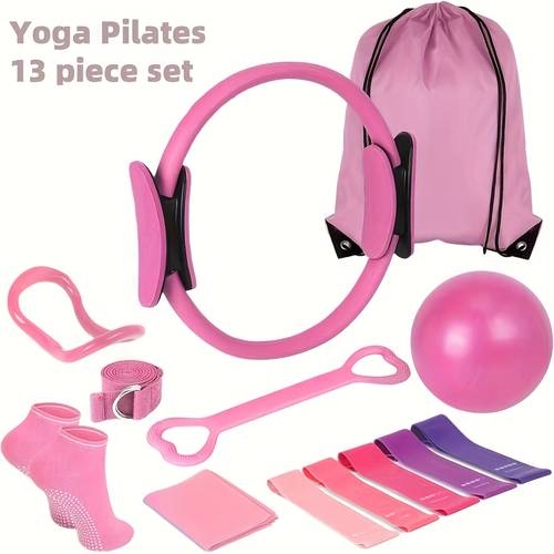 13pcs set 5pcs set 2pcs set pilates yoga equipment home fitness set womens yoga set home fitness equipment exercise set pilates and yoga classes purple multiple colors portable fitness equipment beginners exercise tools