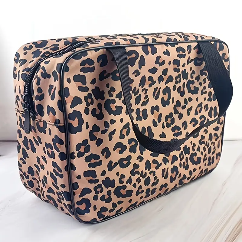1pc toiletries bag leopard print large capacity toiletry bag - Temu New Zealand 1pc toiletries bag leopard print large capacity toiletry bag - Temu New Zealand