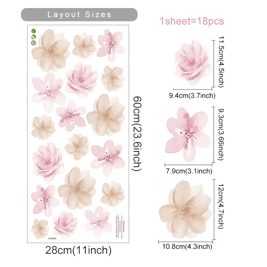 Boho Cartoon Rabbit Flowers Pvc Wall Sticker Home Decoration Mural Living Room Bedroom Bunny Self-adhesive Stickers Peel And Stick