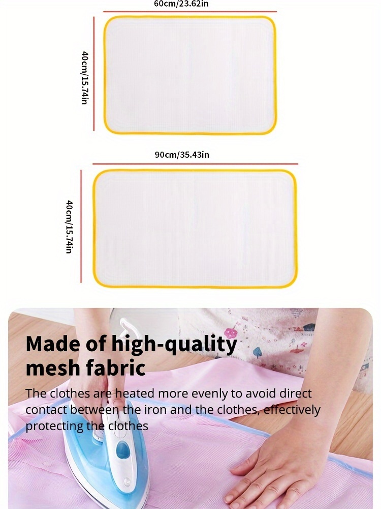 high temperature resistant ironing mat protective mesh ironing cloth non electric heat insulation pad for clothes   plastic material details 3