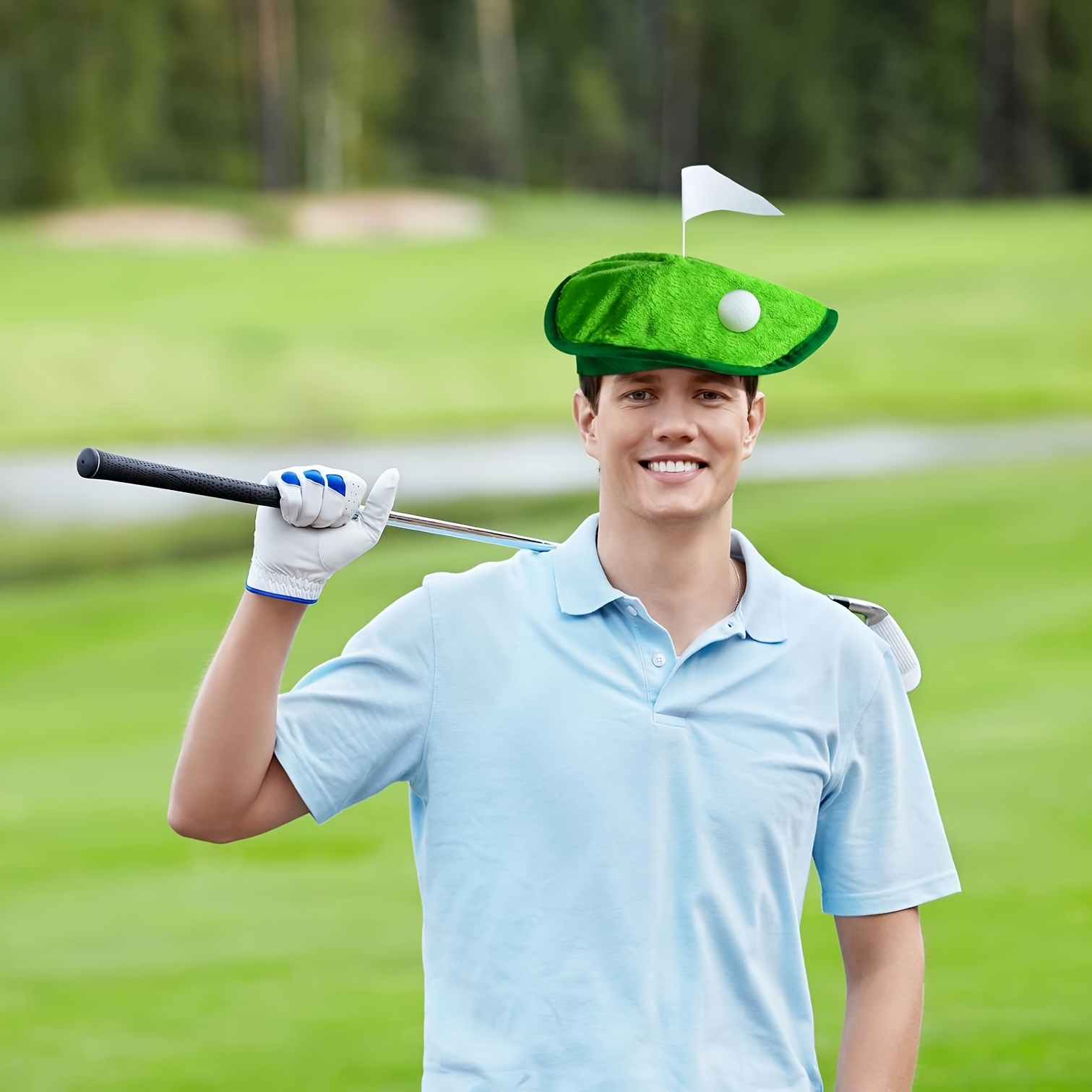 golf beret hat fun party accessory Temu Ireland