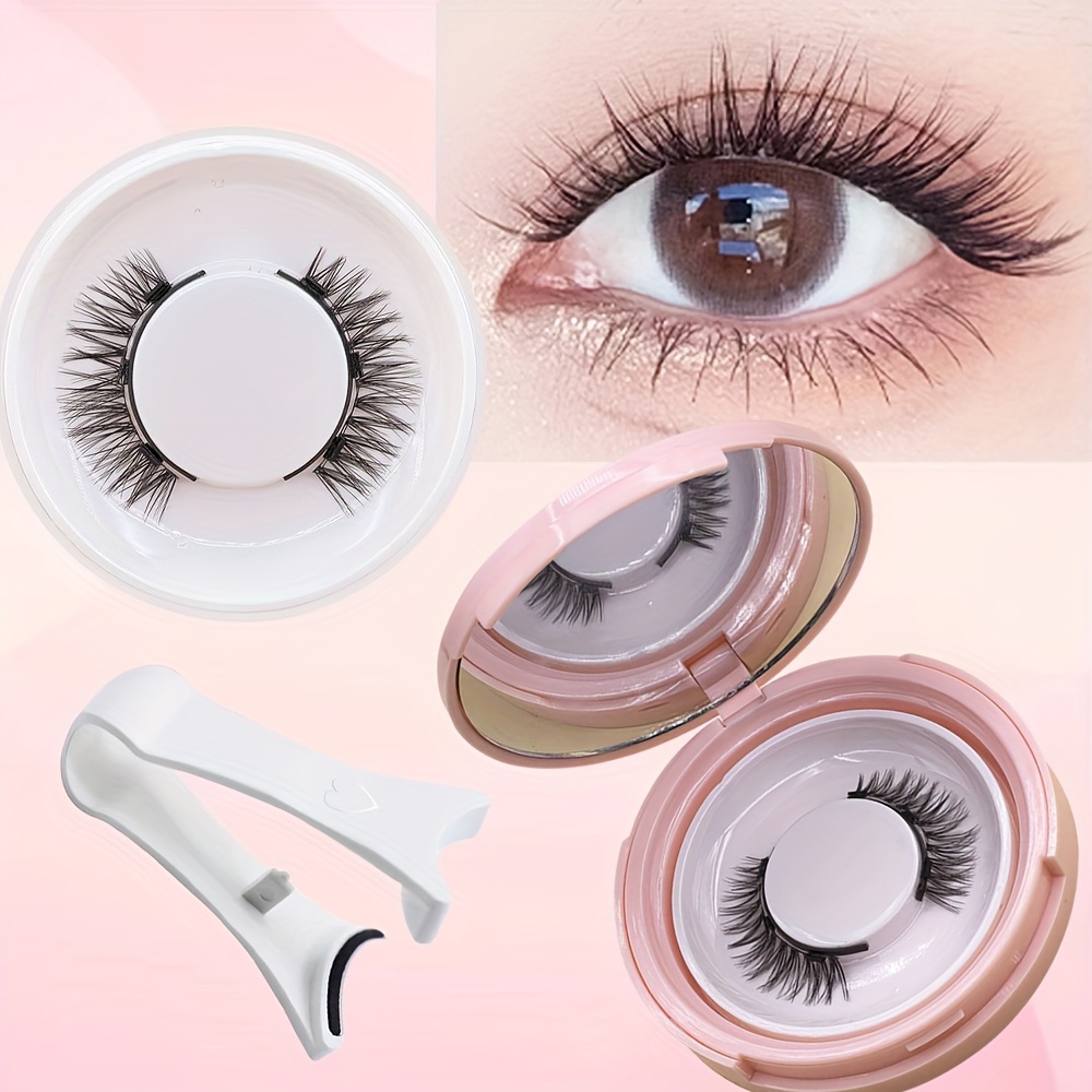 

Lvcheryl Magnetic False Eyelashes With Clip - Natural Look Anime Style Single Pair, 0.07mm Thickness, Reusable C , Easy-to-wear, Beginner-friendly, No Glue Needed, Fluffy 8-9mm Length Extensions