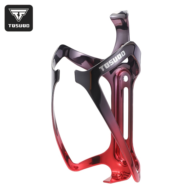 Image of Tosuod 1pc Bike Water Cage - Strong, From Aluminum Alloy, Easy To Mount, For Mountain Biking, Ideal For Long-distance Cycling And Outdoor