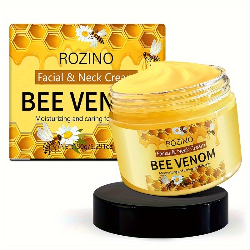 Image of Bee Venom Cream, Moisturizing, Brightens Skin Tone, And The Skin, Farewell To , Makes The Skin More , Skincare, Suitable For Dry Skin, Unisex, Facial Care, Neck Care, Neck Cream