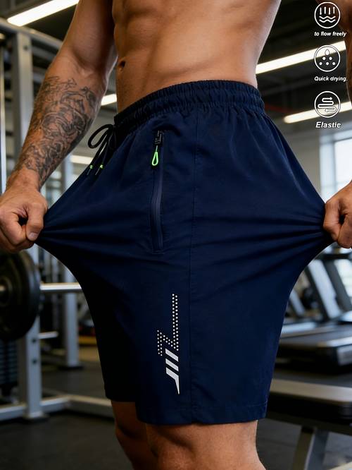 mens fashion casual shorts lightweight non stretch asymmetrical hem drawstring closure side zipper pockets for summer