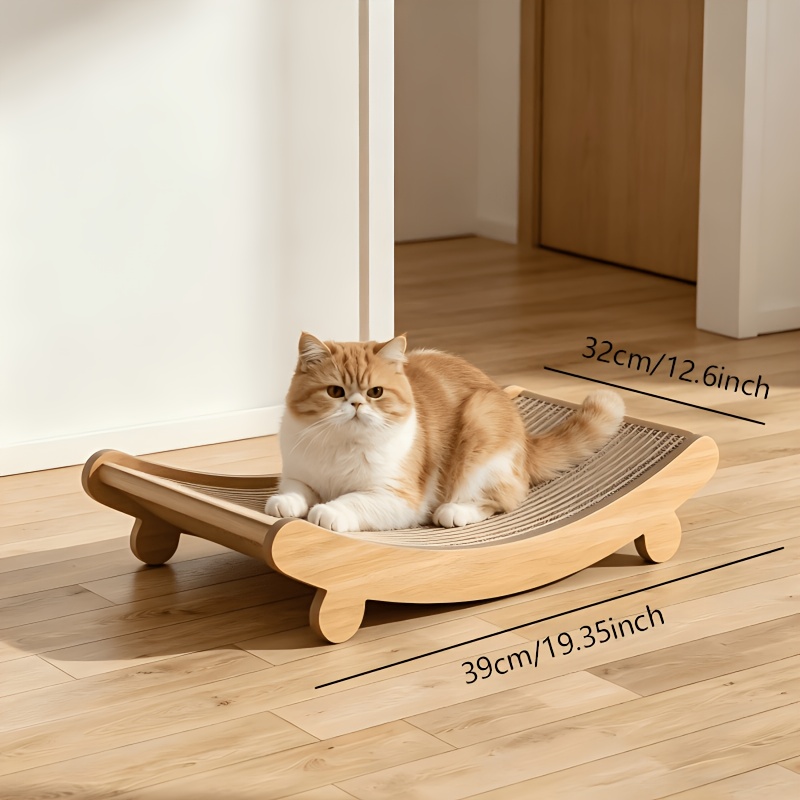TEMU シザル猫用スソファ おもちゃパッド付き - 耐久性抜群、猫の爪に最適なソファ