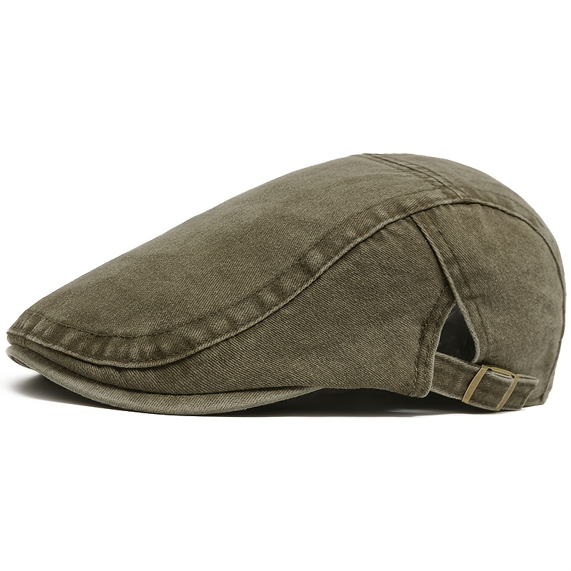 TEMU Boina estilo vintage para - Gorro visera tipo repartidor de retro , adecuado para uso diario en y verano, gorra unisex para atuendos casuales,
