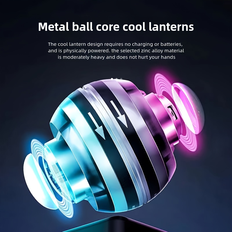 Wrist Strength Training Balls, Grip Balls, And Fitness Gyroscope Balls Are Used by Young People to Relieve Stress And for Muscle Workouts, Focusing on Hand Strength Training