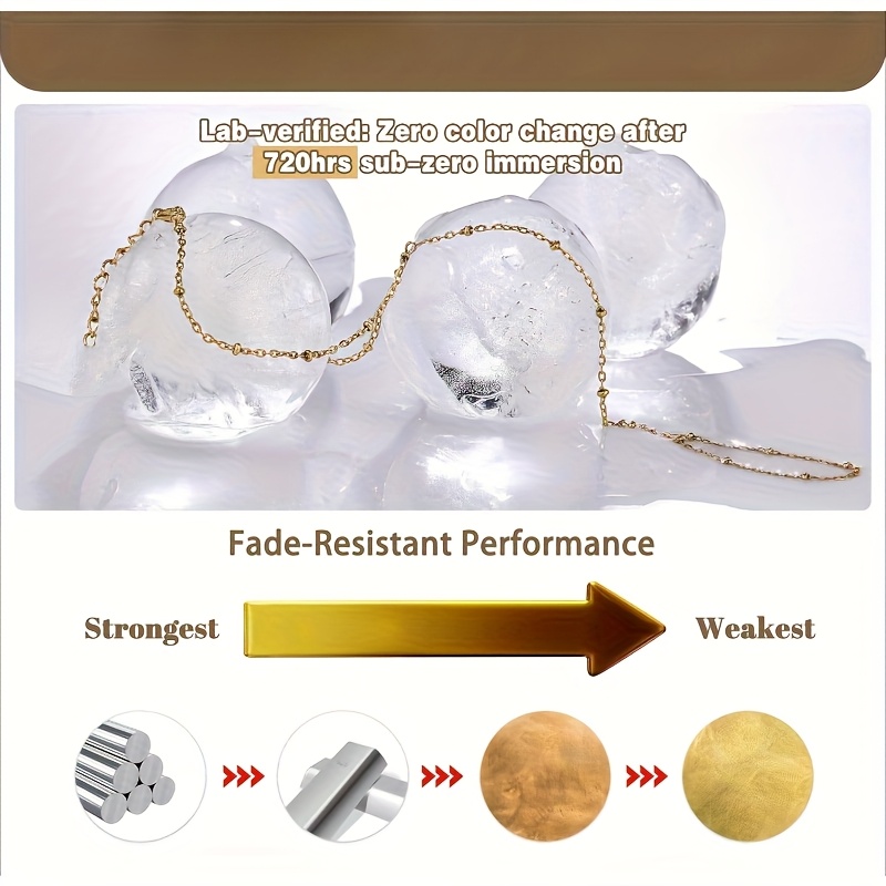 Hand Chain Link with Finger Ring Bracelet, Waterproof