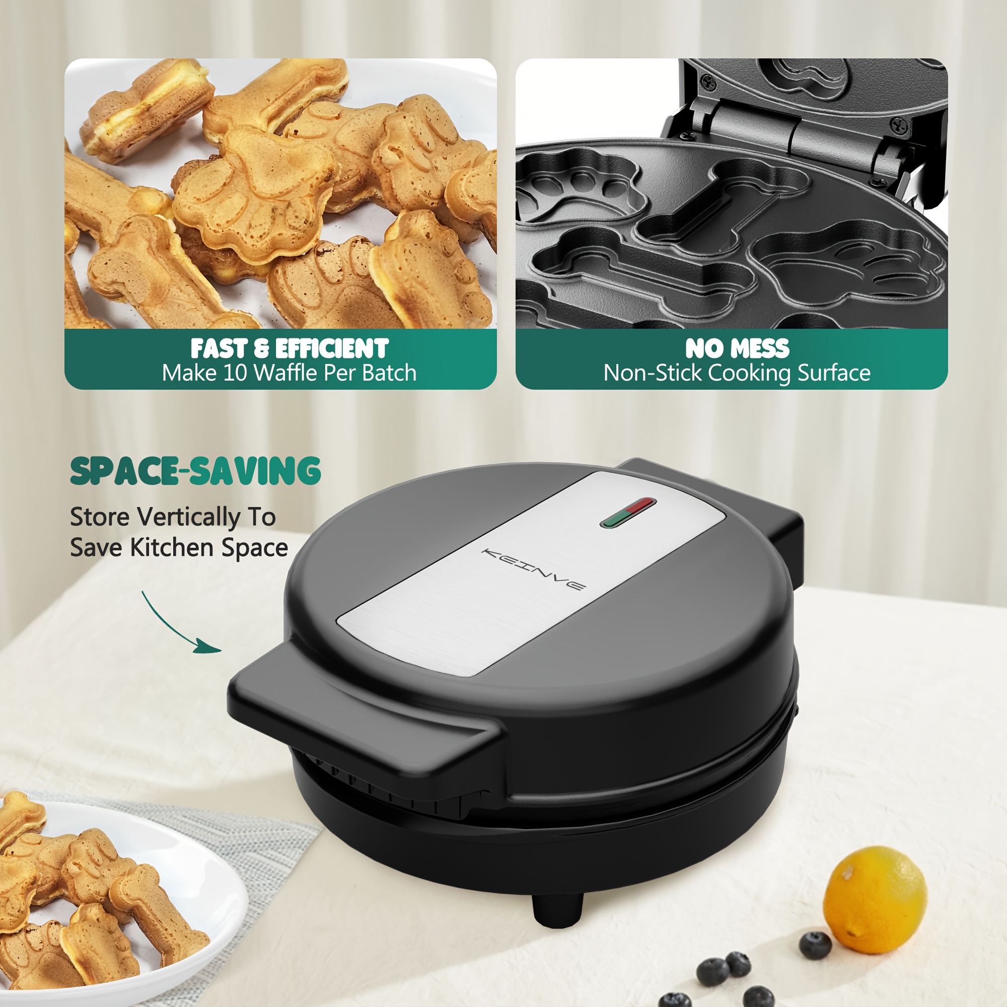 dog treat maker machine waffle maker shapes 10 bone molds Temu