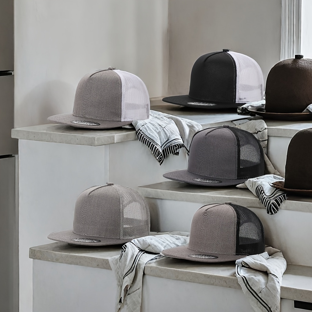 

5pcs Brimmed Cap, Size , Suitable And