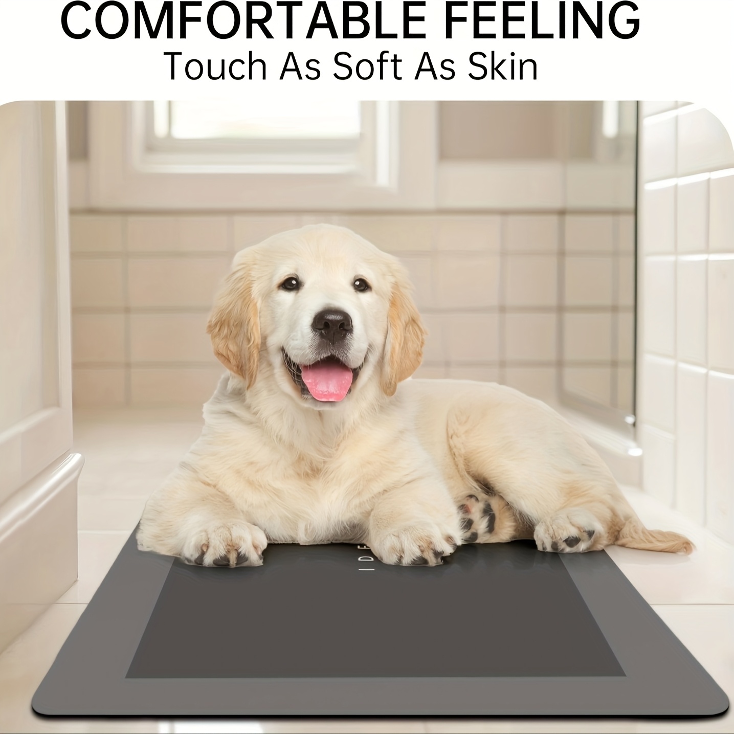 large size diatomite bath mat absorbent quick dry non slip bathroom mat durable soft floor mat   bedroom rv bathtub and shower kitchen home decor   mat bathroom floor mat rubberbacked mat machine washable extra large bath mat bathroom accessories and decorations bath runner for bathroom bathroom mat thick bath stone mat kitchen   rv owners Product details 8