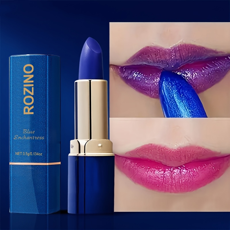 TEMU Velvet Tinted Lip Balm - Black Rose Color-changing Formula. For All Day Long-lasting Moisturizing Cup Color Changing Lipstick. Matte Texture. A