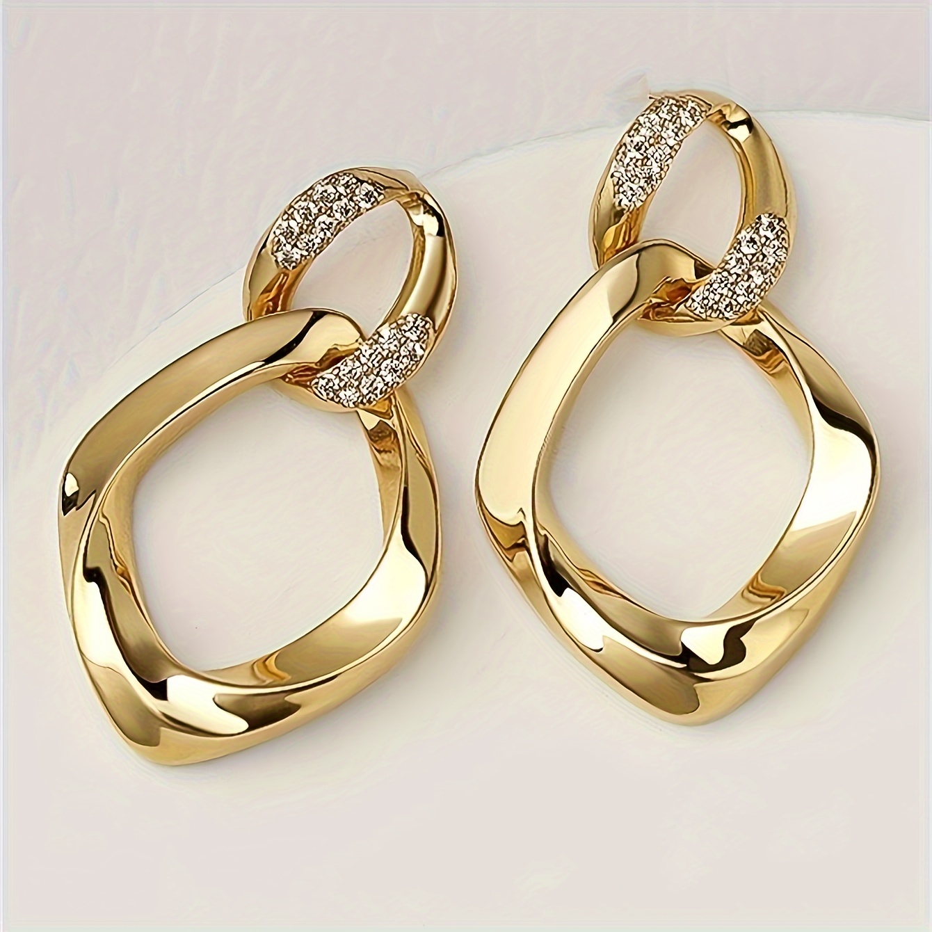E-shop 1 Paar exquisite minimalistische geometrische Vintage-Ohrhänger für Damen