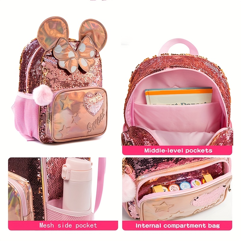 conjunto mochilas bolso lentejuelas Temu Ecuador