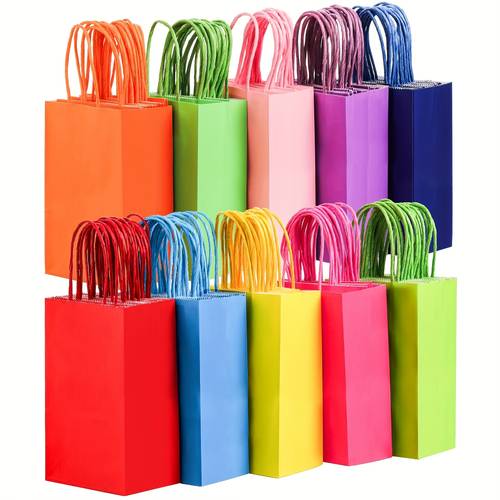 20 40100 gift bags bulk party favor bags with handles rainbow gift bags for wedding guests baby shower birthday party supplies teacher appreciation gifts graduation decorations class of 26 party supplies mothers day gift wedding