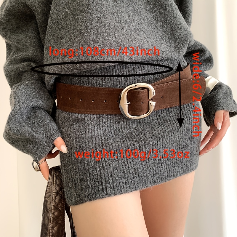waist cincher brown broad belt