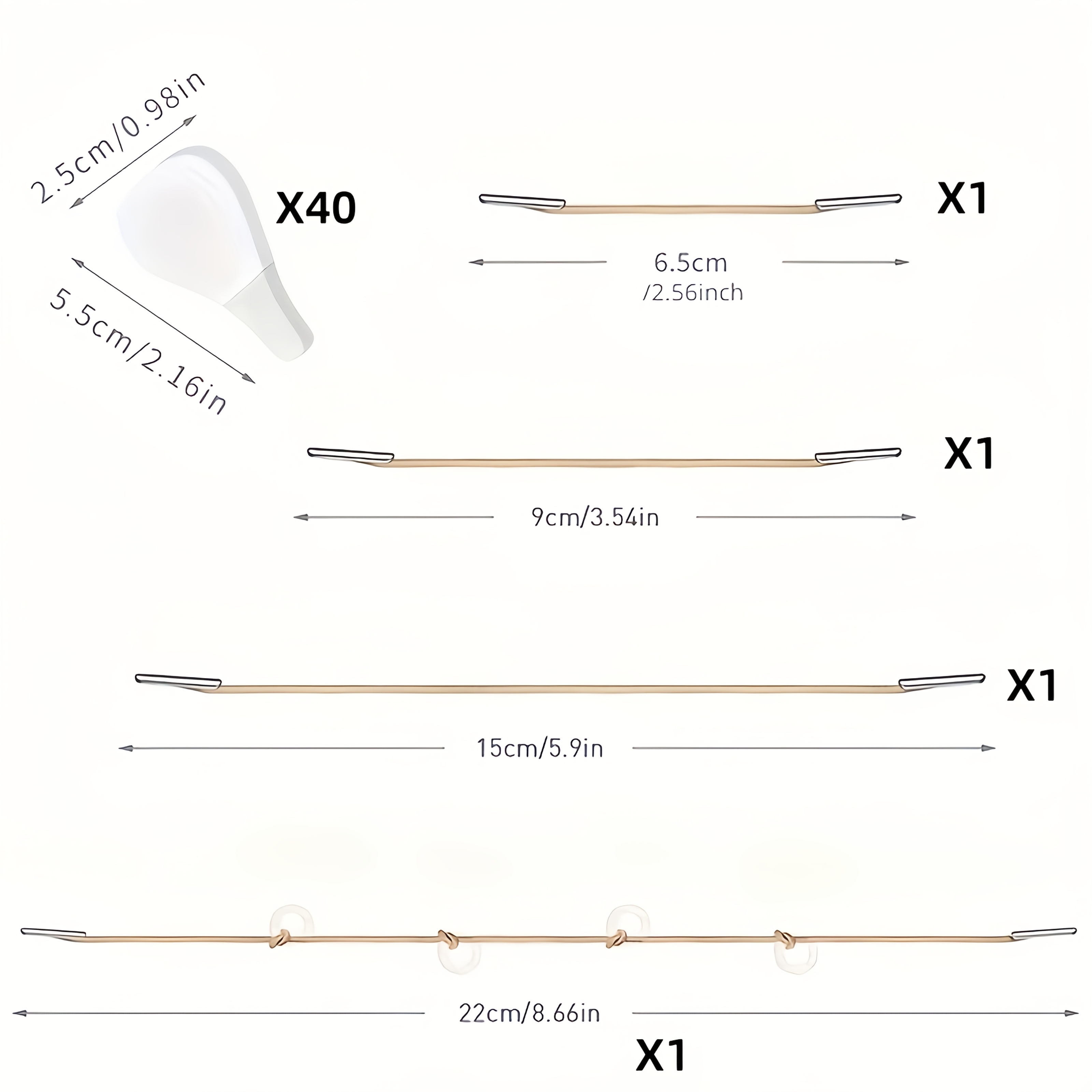 Image of A Set Of Facial Tape And Bandages, Including 40pcs Of Transparent Facial Tape And 4 Adjustable Elastic Bands, Suitable For The Neck, Chin, And Double Chin Areas, Reusable And Odorless