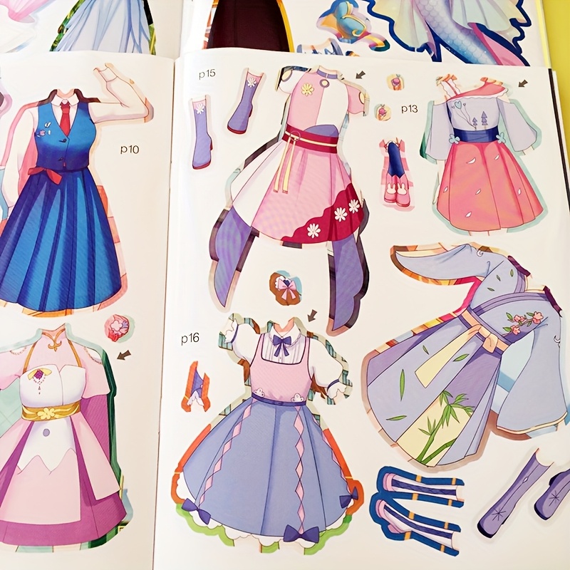 Adorable Princess Sticker Book for Kids ? Combine Outfits & Styles, Imaginative Dress-Up Game, Enjoyable School Project & Family Present for Girls, Perfect for Birthdays & Christmas, Chinese Version