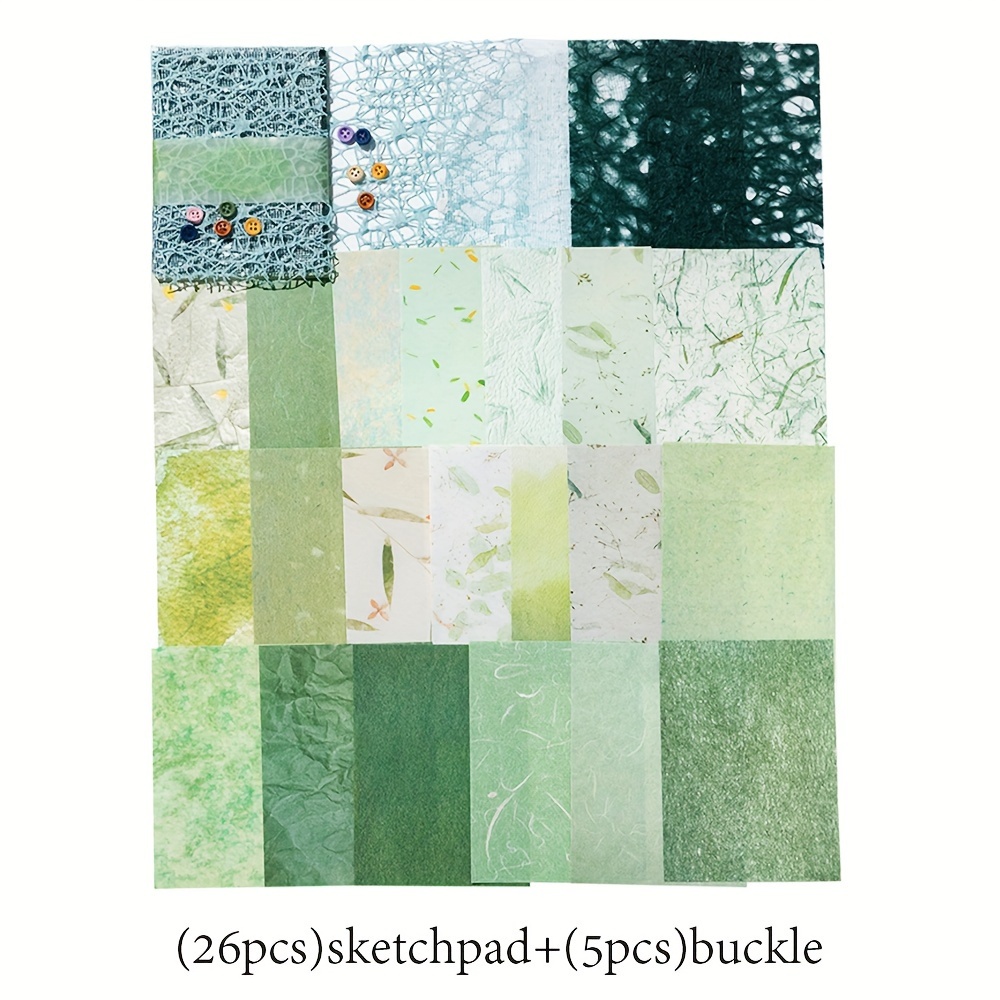 31 stuks/tas Gemengd Materiaal Papier Romantisch Gemakkelijk Hol Hand Account Decoratie Materiaal Papier Boeket Verpakkingsmateriaal