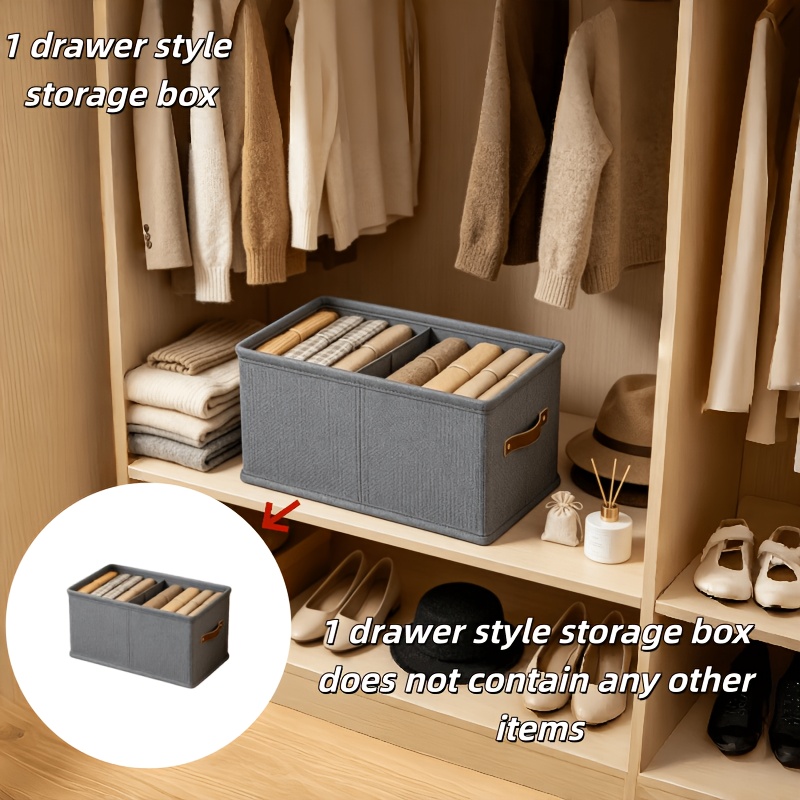 TEMU 1 Boîte de rangement pour sac à main, Organisateur de sac à main et de rangement de placard, Convient pour chambre à coucher, dortoir, rangement