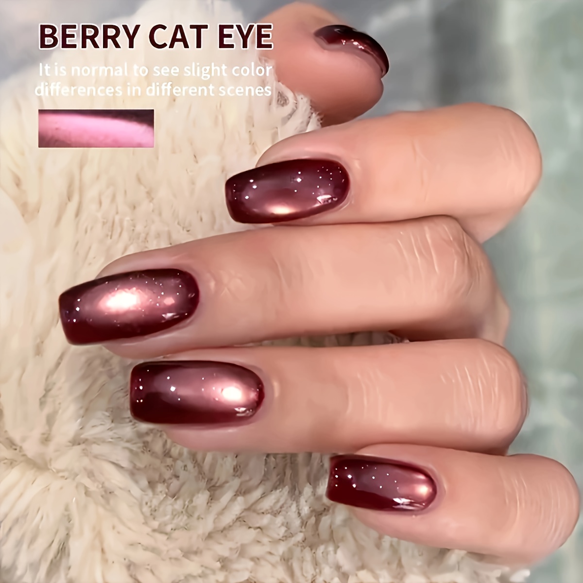Image of 15ml Xeijayi Magnetic Gel Polish - Holographic Suitable For /led, Magnetic Base For Salon & Diy Nail Art, /korean Style Gel For Women's Nail Care, No Magnetic Soak Gel