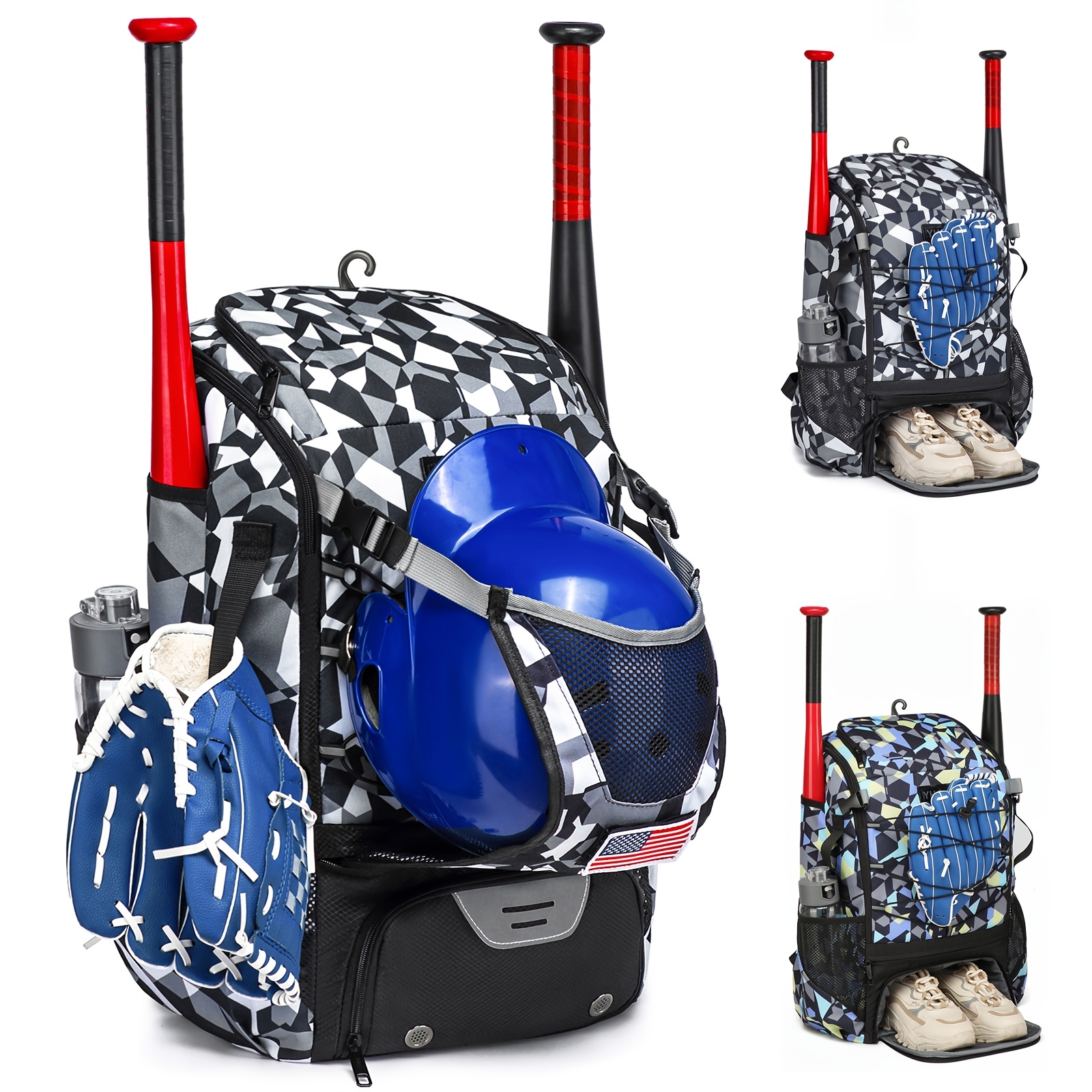 Lightweight Softball Gear Bag Baseball Backpack With  display picture 1