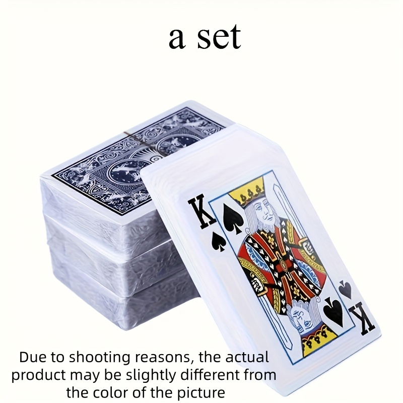 Elegant Blue And White Pattern Playing Cards - Thick High-quality Family Entertainment , Suitable For | Exquisite Design, Gaming & Accessories > Card Game > Standard Deck Of Plays