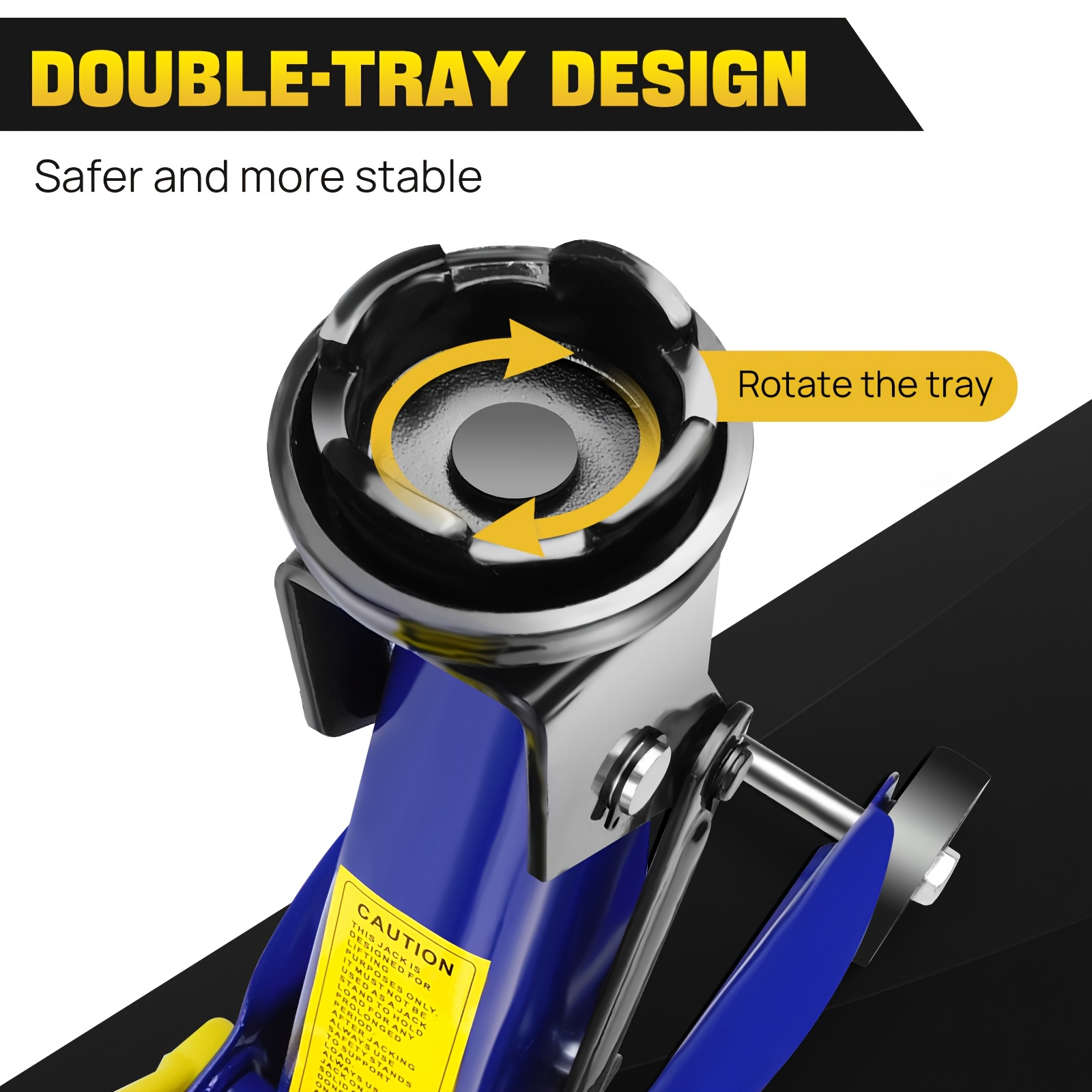 Heavy-Duty Hydraulic Car Trolley Jack with 2 Tons Capacity