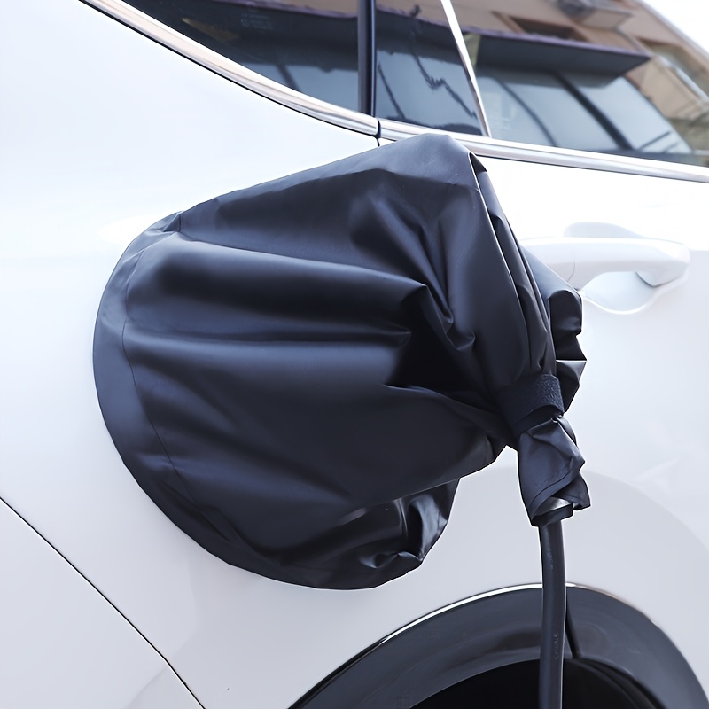 TEMU Universal Car Charging Magnetic Cover - Electric Outdoor Ev Charger Plug Dustproof Rainproof Covers - For Electric Vehicles - Suitable For