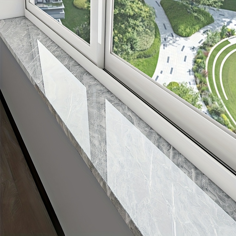 Window Sill Stickers, Waterproof, Sunscreen, Thickened Wallpaper, Renovation, Shading, Edging, Ceramic Tiles, Floating Window Cushions, Window Sill Boards, Self-adhesive
