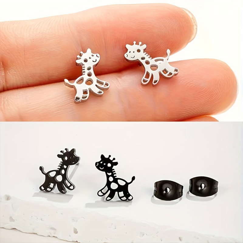 AoedeJ 3 paar magnetische clip-on oorbellen - geen piercing studs voor mannen, jongens en kinderen, Roestvrij staal