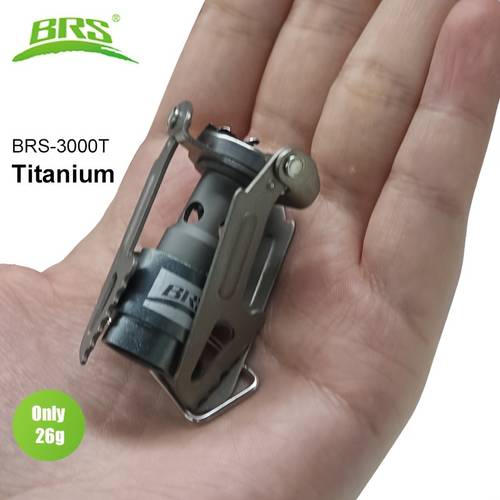 outdoor foldable portable camping stove integrated titanium alloy mini stove camping equipment pocket gas stove for outdoor camping and hiking picnic
