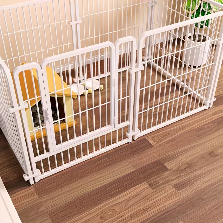 6 9 stk. kravlegård til hunde, kraftig kravlegård, klatrestativ, bidsikker, justerbar indendørs og udendørs kravlegård til små og mellemstore hunde. Produktdetaljer 2