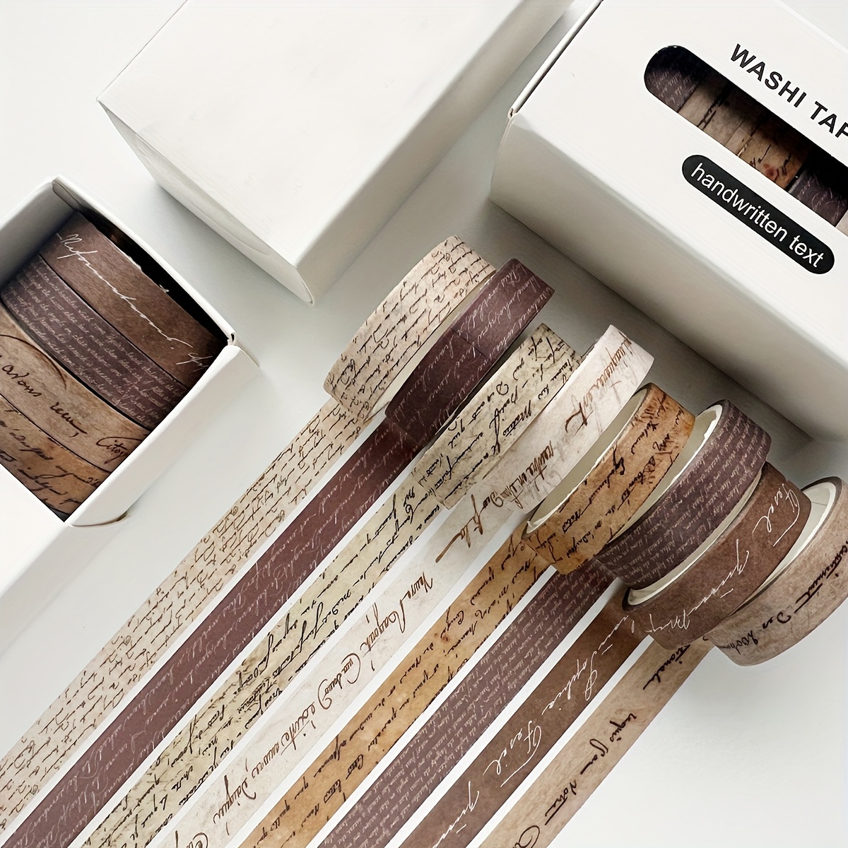 Image of Vintage- Of Of Washi Tape, Journal Tape, Small Floral Journal Tape, And Decorative Material Stickers