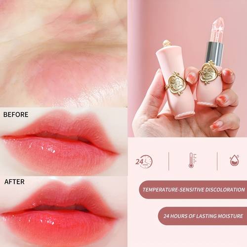 12 pcs jelly lipstick long lasting lipstick lipstick magic temperature color changing lipstick