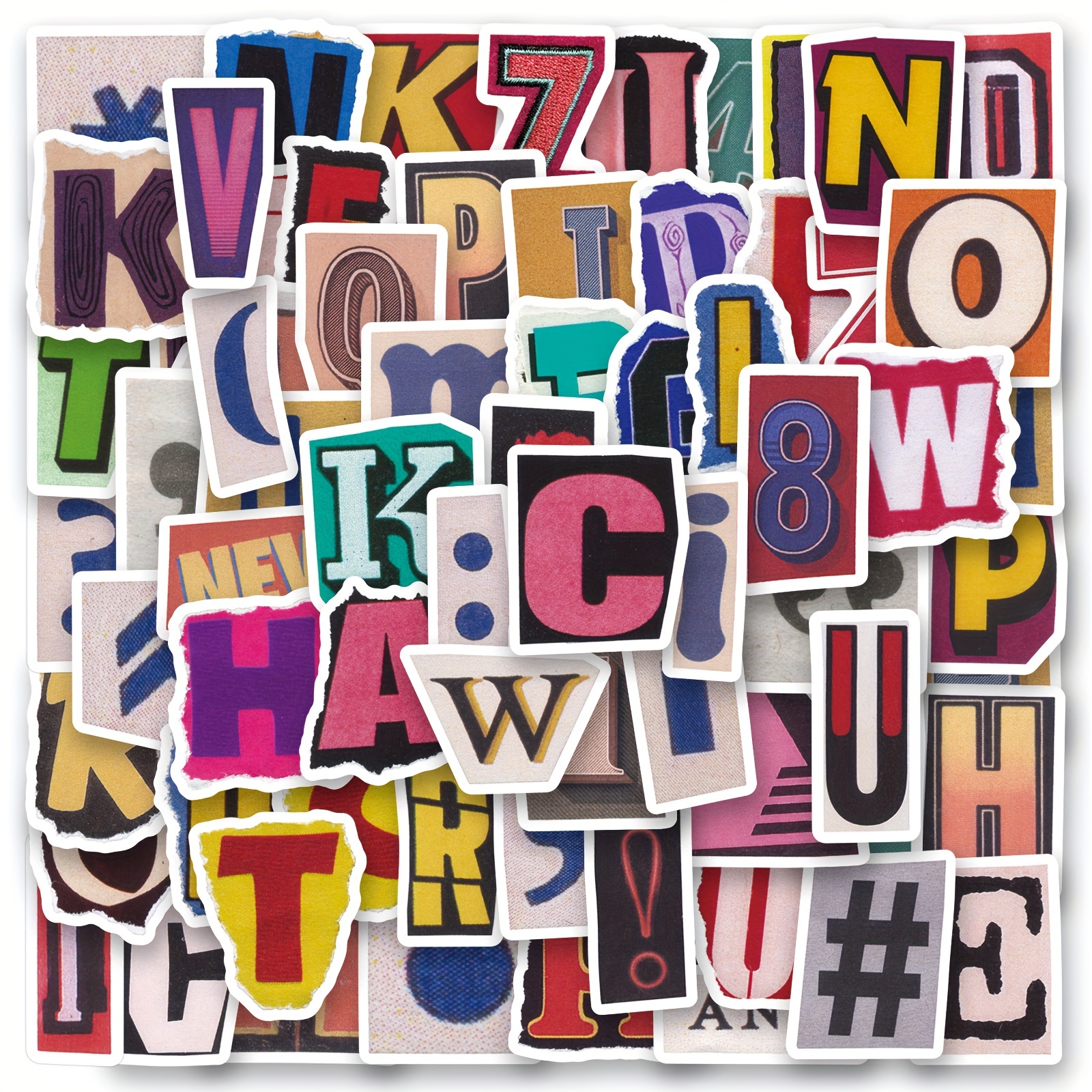 2772 Alphabet Stickers 22 Sheets 1 Inches Alphabet Number