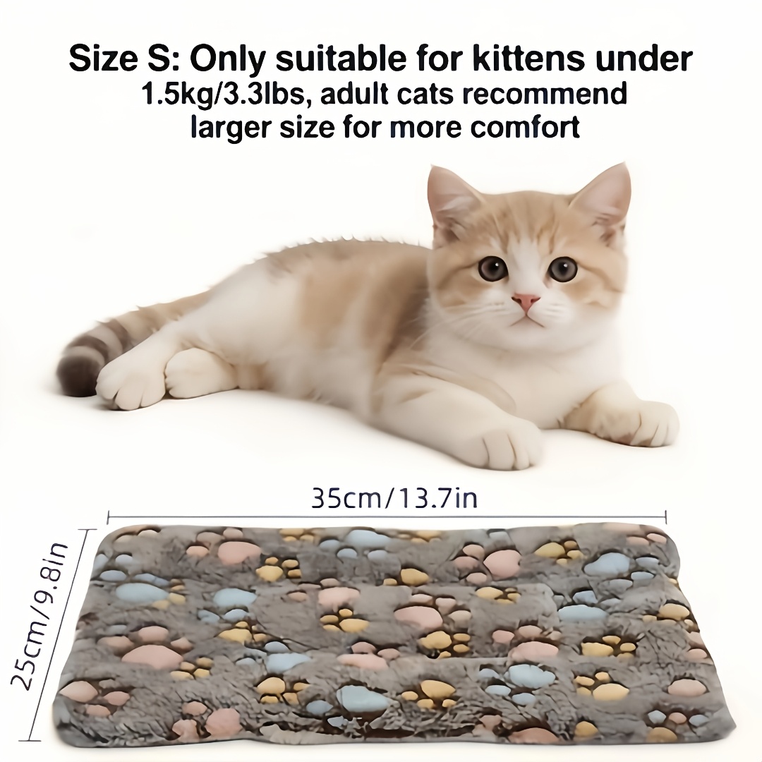 thick and soft pet mat     bed floor mat suitable for small dogs and cats compatible with dog crates windowsills floors and sofas Product details 1