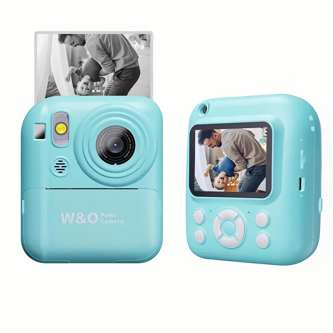 TEMU Papier pour appareil photo/Imprimante instantanée pour appareil photo numérique pour enfants - Papier d'impression vendu - Jeu d'appareil photo
